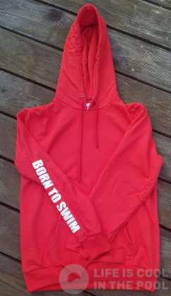 Mikina s kapucňou BornToSwim Sweatshirt Hoodie Red