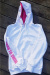 Detská mikina s kapucňou BornToSwim Sweatshirt Hoodie Junior White/Pink