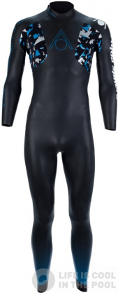 Pánsky plavecký neoprén Aqua Sphere Aquaskin Fullsuit V3 Men Black/Blue