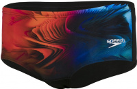 Speedo Placement Digital 14cm Brief Black/Dragonfire Orange/Light Adriatic/Blue Flame Speedo Placement Digital 14cm Brief Black/Dragonfire Orange/Light Adriatic/Blue Flame