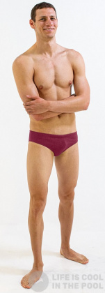 Pánske plavky Finis Brief Solid Cabernet