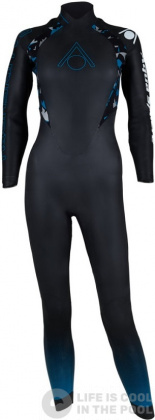 Dámsky plavecký neoprén Aqua Sphere Aquaskin Fullsuit V3 Women Black/Blue