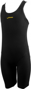 Dievčenské plavky Finis Fuse Open Back Kneeskin Junior Black