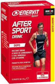 Regeneračný nápoj Enervit After Sport Drink Lemon 10x 15g