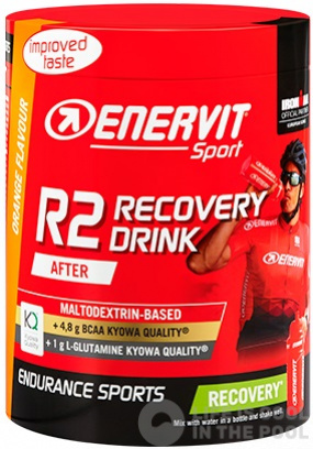 Regeneračný nápoj Enervit R2 Recovery Drink Orange 400g