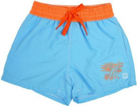 Chlapčenské plavecké šortky Splash About Board Shorts Blue Lion Fish