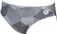 Pánske plavky Arena Striped Geo Brief Black/Multi