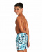 Chlapčenské plavecké šortky Arena Fundamentals Allover Boxer Junior Black/Multi