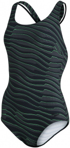 Speedo Calypso Printed Shaping 1 Piece Oxid Grey/Black/Neon Absinthe Speedo Calypso Printed Shaping 1 Piece Oxid Grey/Black/Neon Absinthe