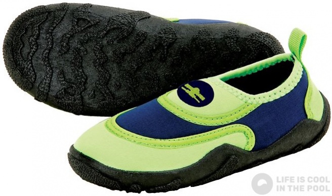 Detské topánky do vody Aqualung Beachwalker Kids Green/Navy Blue