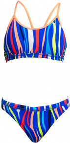 Dievčenské plavky Funkita Raw Hide Racerback Two Piece Girls