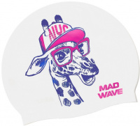 Mad Wave Giraffe Swim Cap Junior