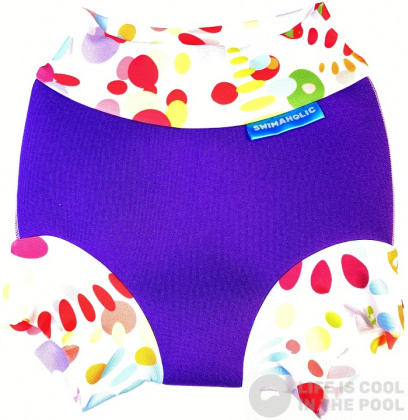 Dojčenské plavky Swimaholic Swim Nappy Coloured Dots
