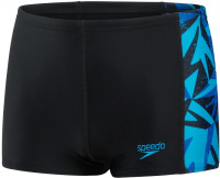 Chlapčenské plavky Speedo HyperBoom Logo Aquashort Boy Black/True Navy/Blue Flame/Pool Chlapčenské plavky Speedo HyperBoom Logo Aquashort Boy Black/True Navy/Blue Flame/Pool