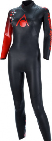 Dámsky plavecký neoprén Aqua Sphere Racer V3 Women Black/Red