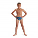 Chlapčenské plavky Speedo Digi Allover 6.5cm Brief Boy Black/Lava Red/Neon Absinthe/Blue