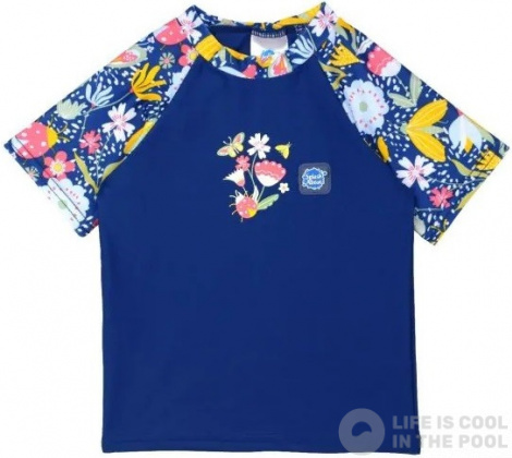 Plážové UV tričko Splash About Short Sleeve Rash Top Garden Delight