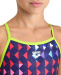 Arena Girls Carnival Swimsuit Lightdrop Back Soft Green/Multi