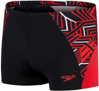 Speedo Eco Endurance+ Splice Aquashort Black/Fed Red/White