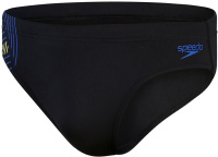 Speedo 7cm Tech Panel Brief Black/Chroma Blue/Spritz Speedo 7cm Tech Panel Brief Black/Chroma Blue/Spritz