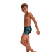 Speedo Hyper Boom Panel Aquashort Boy Black/Bolt/Dove Grey