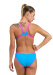 Arena One Biglogo One Piece Turquoise/Fluo Pink