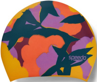 Speedo Long Hair Cap Printed