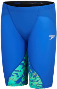 Speedo Fastskin LZR Ignite Jammer Boy Cobalt Pop/Green Glow