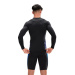 Speedo ECO END+ Splice Rash Top Black/Chroma Blue/White