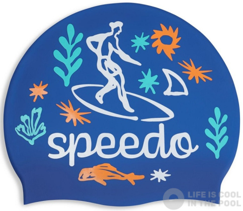Detská plavecká čiapka Speedo Slogan Cap junior