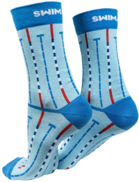 Ponožky Swimaholic Socks Swimming Lane