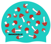 Detská plavecká čiapka Swimaholic Mushrooms Classic Cap Junior