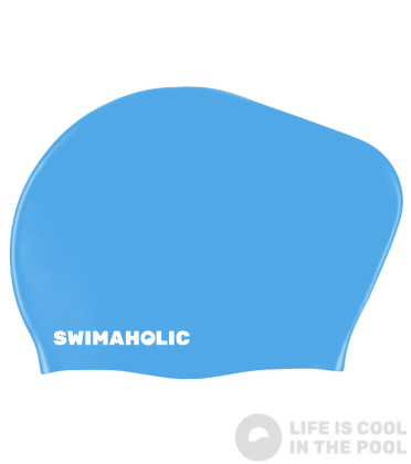 Detská plavecká čiapka na dlhé vlasy Swimaholic Long Hair Cap Junior