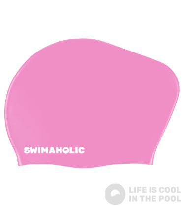 Detská plavecká čiapka na dlhé vlasy Swimaholic Long Hair Cap Junior