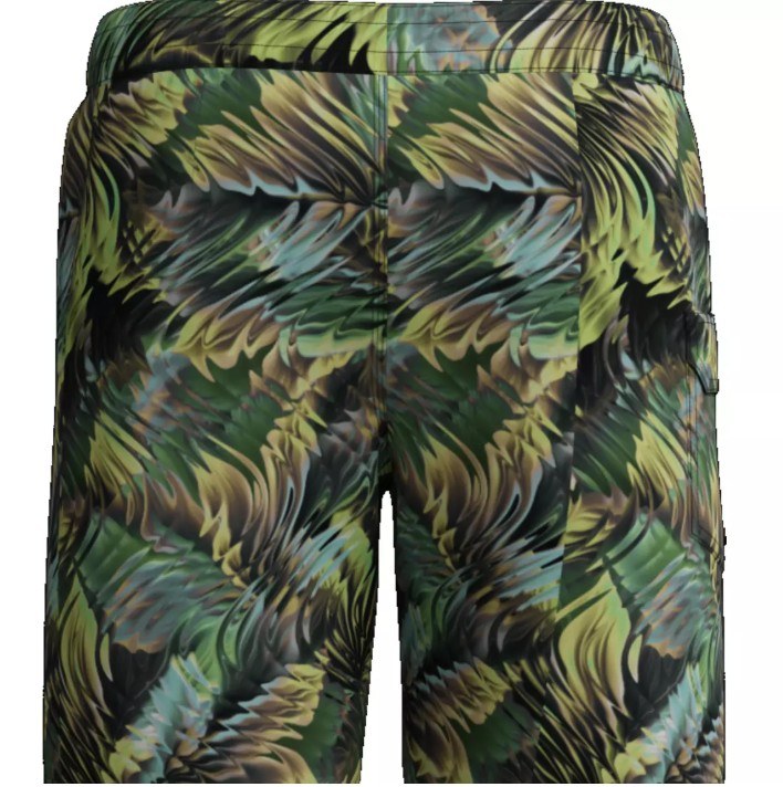 Speedo Print Lookout Short 18" Dark Green
