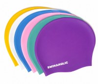 Detská plavecká čiapka na dlhé vlasy Swimaholic Long Hair Cap Junior