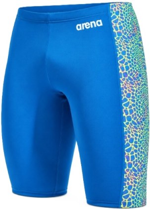 Arena Snakeskin Swim Jammer Blue