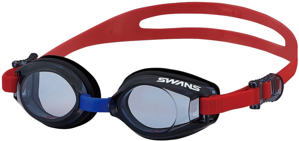 Detské plavecké okuliare swans sj-9 čierno/červená