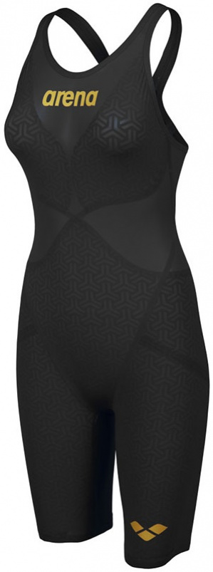 Arena powerskin carbon glide closed back black/gold 28