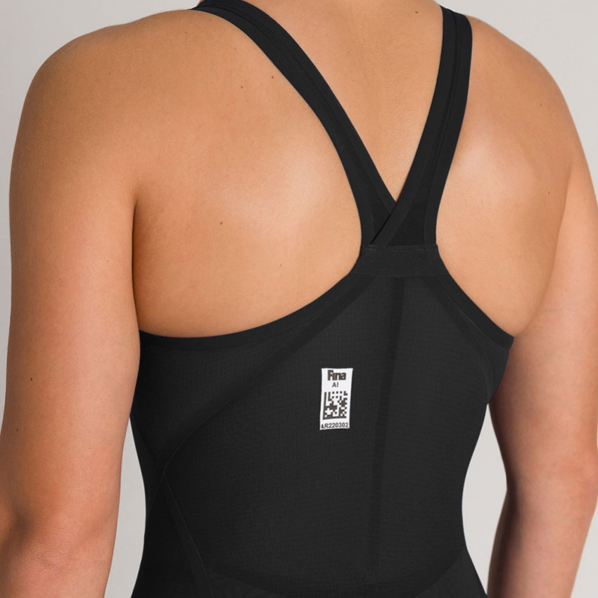 Arena powerskin carbon glide closed back black/gold 28