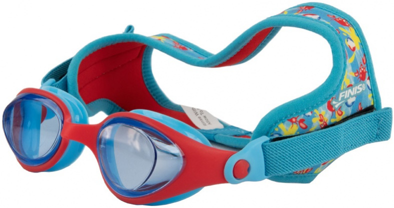 Plavecké okuliare finis dragonflys goggles modro/červená