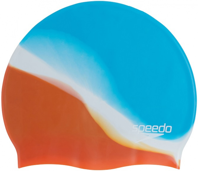 Značka SPEEDO - Plavecká čiapka speedo multi coloured silicone cap modro/oranžová