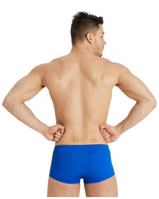 Arena team swim low waist short solid royal/white m - uk34