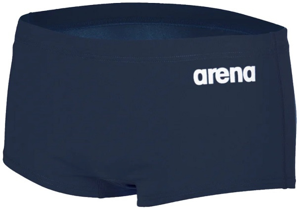 Arena team swim low waist short solid navy/white l - uk36