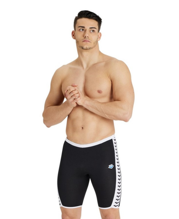 Arena icons swim jammer solid black/white l - uk36