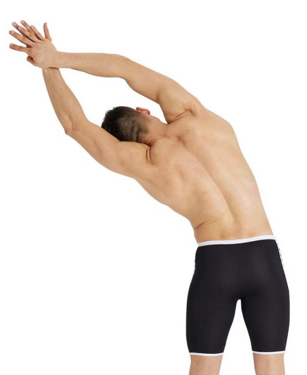 Arena icons swim jammer solid black/white l - uk36