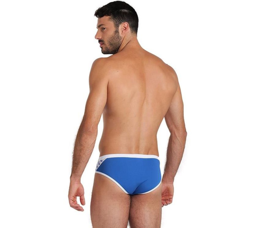 Arena icons swim brief solid royal/white l - uk36