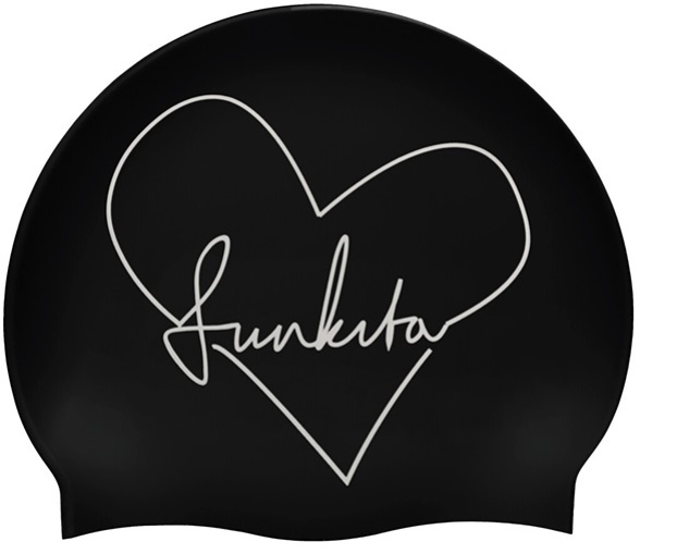 Funkita night heart swimming cap