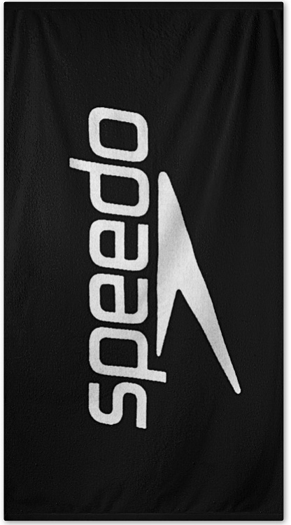 Speedo logo towel čierna