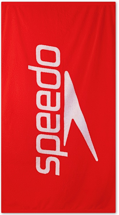 Speedo logo towel červená